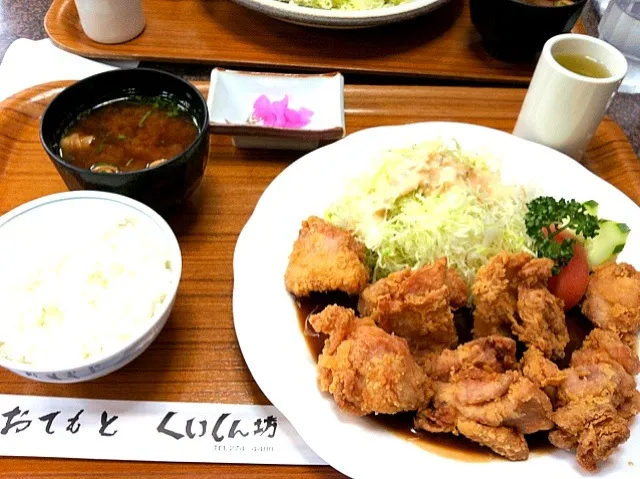 チキンからあげ定食|angさん