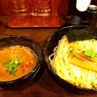 Snapdishの料理写真:初めてのつけ麺|たーちんぐさん