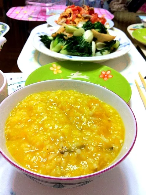 Pumpkin Congee❤🎃|PeonyYanさん