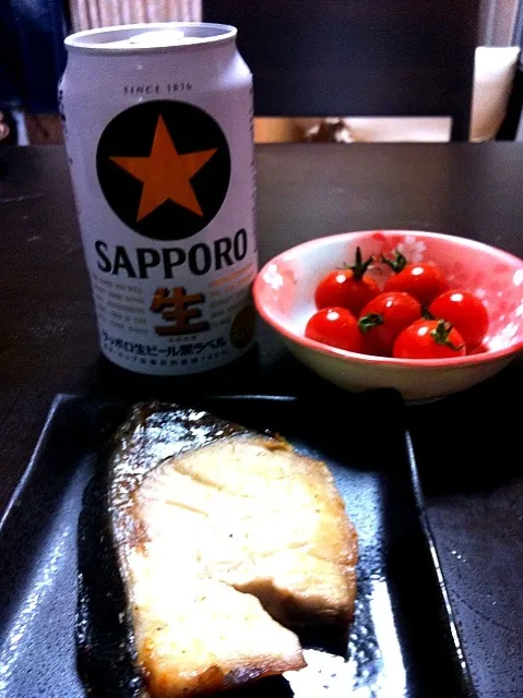 Snapdishの料理写真:本日はサッポロ黒ラベルで家居酒屋|ままぞうさん