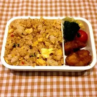 Snapdishの料理写真:5月15日 炒飯弁当|かもさん