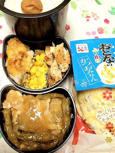 高３バレーボール部員の本日のお弁当。私の担当は、鰆の西京漬け風焼き。 #お弁当 #弁当|Takashi H.さん