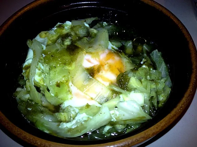 キャベツと卵の磯の香スープ|いつみさん