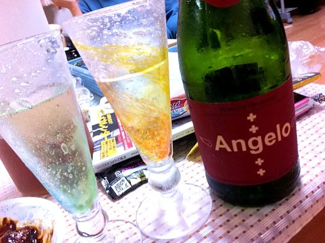 Snapdishの料理写真:いひひ(^O^)／明日も休みだからワイン飲んじゃう♡|makiさん