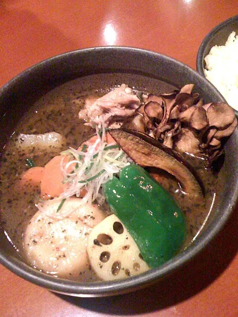 Snapdishの料理写真:札幌スープカレーピカンティ|Mikkaさん