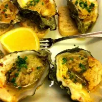 charred oysters|Marge Shumerさん