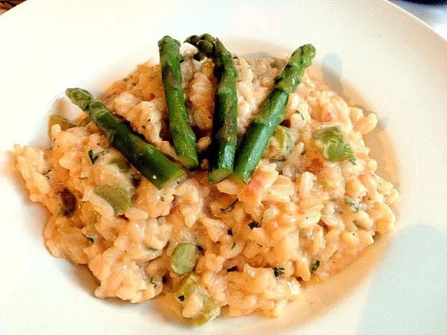 risotto with asparagus|james ngさん