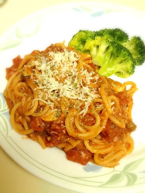 Spagetthi Red Sauce with Mushroom|Lukkaew_Lkさん