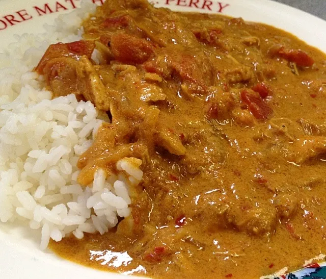 まかないのチキンカレーをまた朝から♪|rikoさん