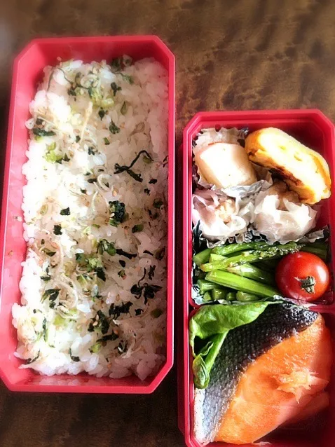 シャケ弁当|カナうささん