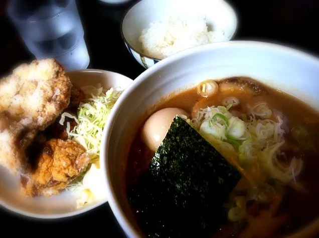 ラーメンからあげ定食|あこさん