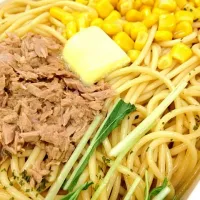 Snapdishの料理写真:ツナとコーンの和パスタ|Kozaruさん