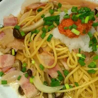 Snapdishの料理写真:明太和風パスタ|山下さとみさん