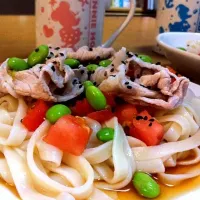 豚しゃぶうどん|jasmeeさん