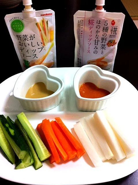 Snapdishの料理写真:JA朝採れ野菜のスティック|ayAkaさん