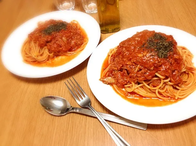 トマトとツナのパスタ|猪又義雄さん