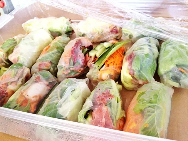 Snapdishの料理写真:vietnamese popiah|(=^x^=)さん