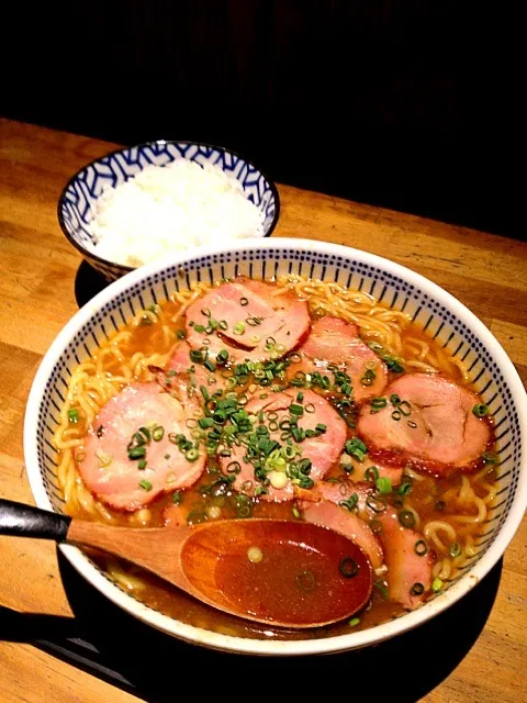 チャーシュー麺と白飯|前田 タカシさん