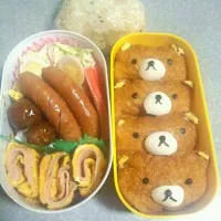 男のキャラ弁(リラックマ)|長野　宣さん