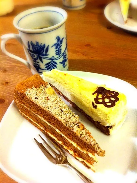 Honey Cake & Cheese Cake|sacoさん