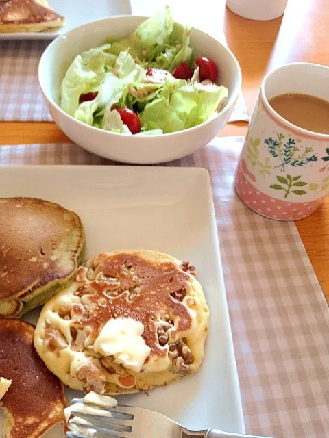 変わりホットケーキと挽きたてコーヒー|川原望美さん