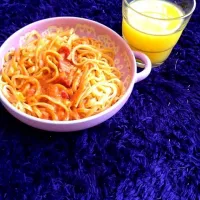 Snapdishの料理写真:ナポリタンの生パスタ|HIKARIさん