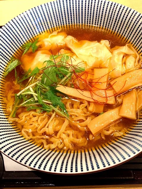 Snapdishの料理写真:海老ワンタン麺|Keiko Satoさん