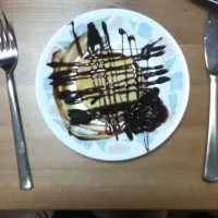 Snapdishの料理写真:ホットケーキ いちごジャム添え|篠原雅さん