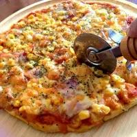 Snapdishの料理写真:ベーコン☆コーン pizza