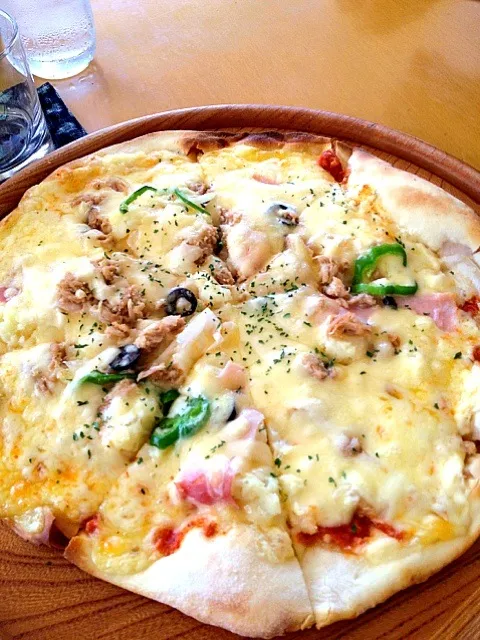 ポテトとツナのピザ|sonoyanさん