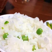 家で採れた豆で豆ご飯|natsuさん