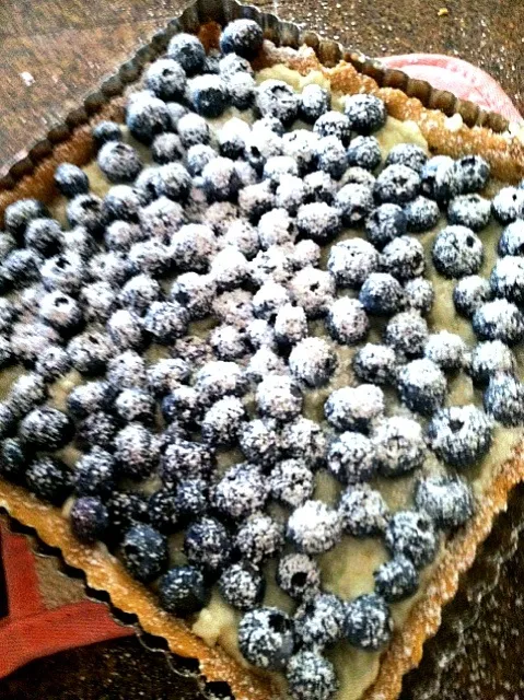 cream cheese lemon blueberries tart|Celine Cossou-Bordesさん