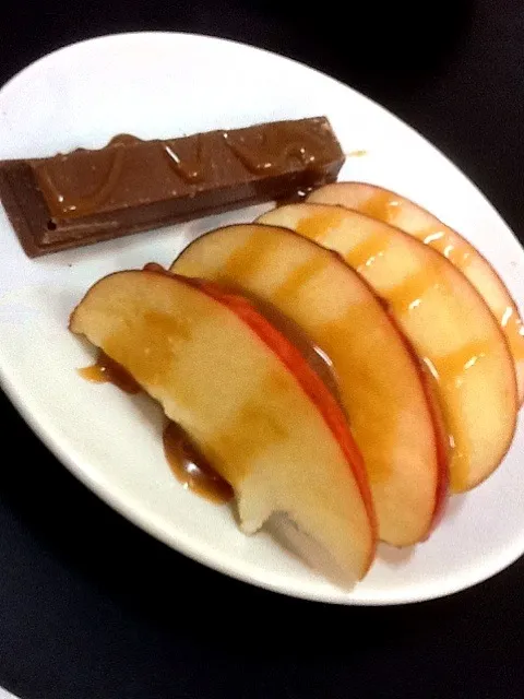 apple caramel choco stick|Marmeaw BlueCupさん