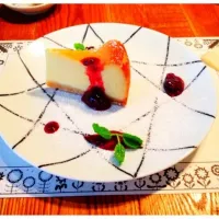 期間限定coenカフェのチーズケーキ|うにたんさん