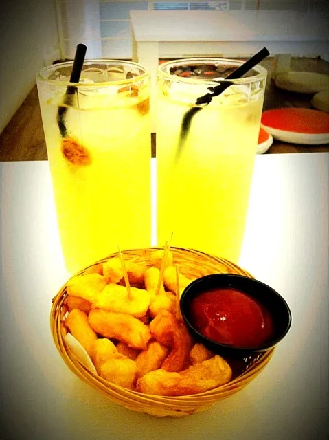 Lemon plum juice+snack|Karenさん