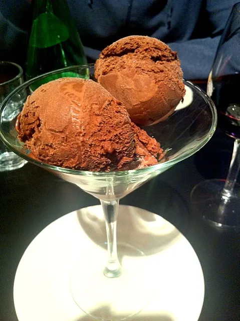 home made gelato (chocolate)|Diepak Kisoensinghさん