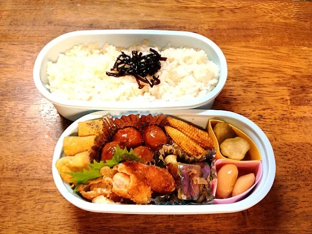 Snapdishの料理写真:5月22日のお弁当|びーぴーえすさん