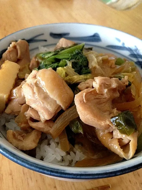 鶏すき煮丼|sat miyataさん