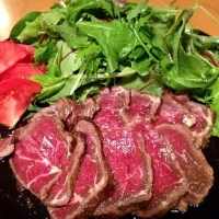 Snapdishの料理写真:牛肉のたたき|なぎささん