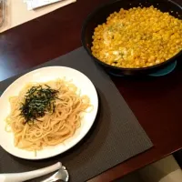 たらこパスタ•コーンバター|怜奈さん