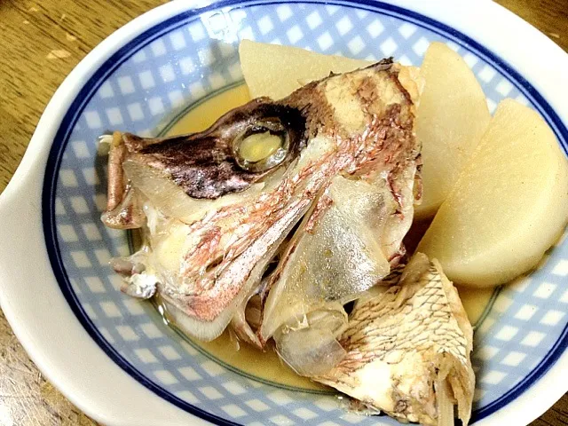 Snapdishの料理写真:鯛のアラ煮|美緒さん