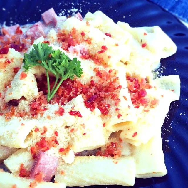 Bacon and spam pasta|Carmela Maniegoさん