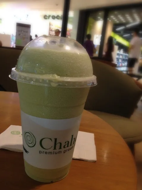 green tea frappe|Tunaさん