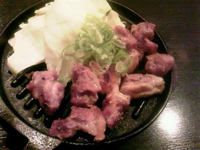 Snapdishの料理写真:ひね肉の鉄板焼き|おさかべ　としゆきさん