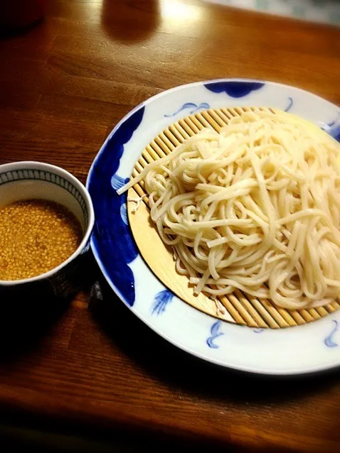 ザルうどん(胡麻たれ)|まーたんさん