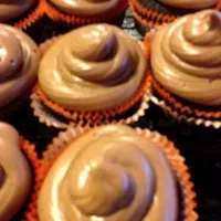 Snapdishの料理写真:Chocolate Stout cupcakes w/Irish cream frosting|Je suis Jolieさん