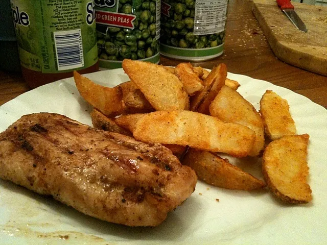 Fajita chicken with OreIda Texas Crispers|Bob Plutaさん