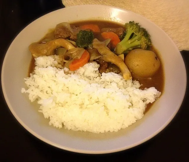 Japanese style curry with homegrown oyster mushroom|Miko Koizumiさん