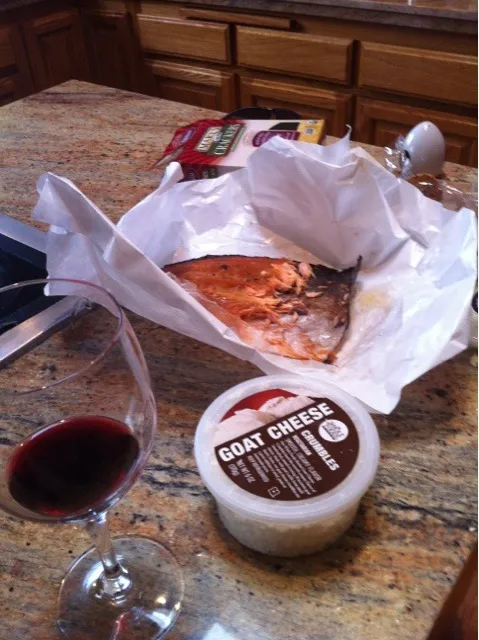 smoked salmon, wine, goat cheese|bobbi graceさん