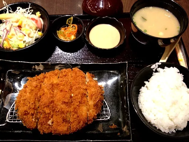 cheese tonkatsu set|sanさん